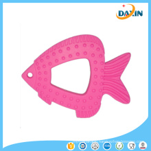 Newly Fashion Toy Fish Shaped Food-Grade Baby Teething Silicone Teether